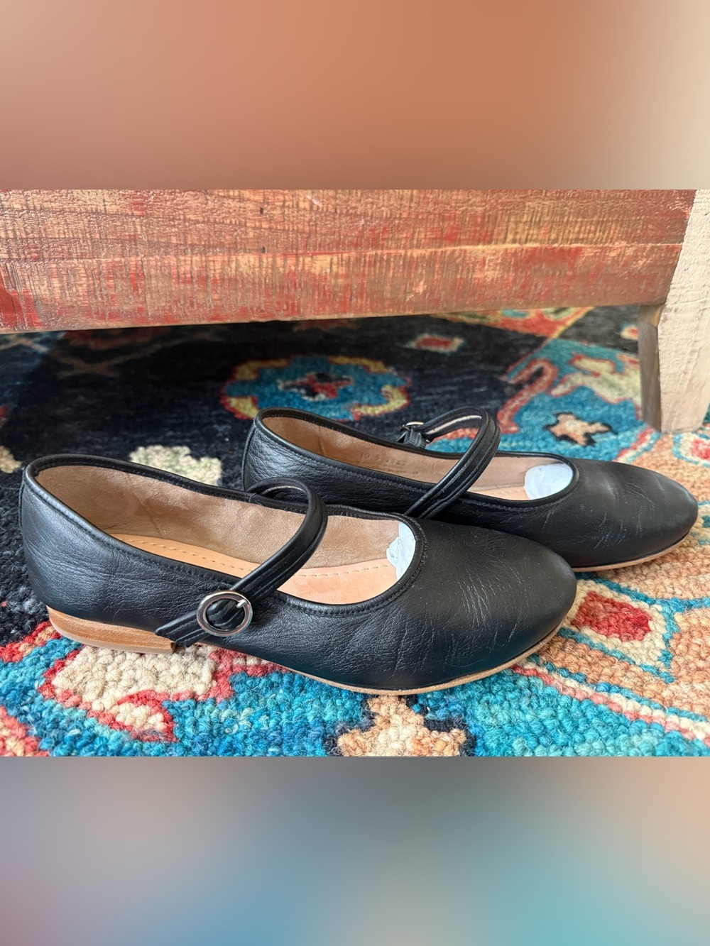 Poppy Barley Handcrafted - The Modern-Day Mary Jane. Worn once. Gorgeous! Sz 10 - Picture 2 of 5